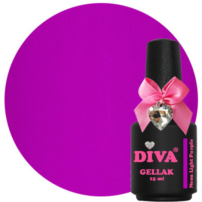 Diva | Gellak 15ml - Neon Light Purple