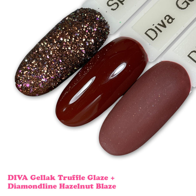 Diva | Gellak 15ml - Truffle Glaze (Hema Free)