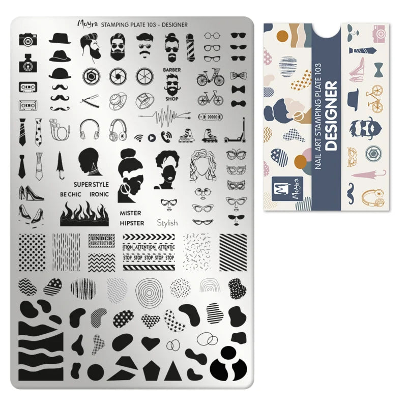 Moyra |Stampingplate 103