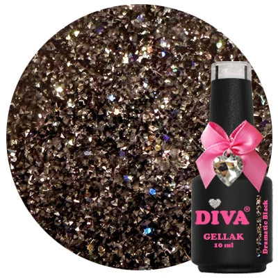 Diva | Gellak 10ml | Dramatic Black