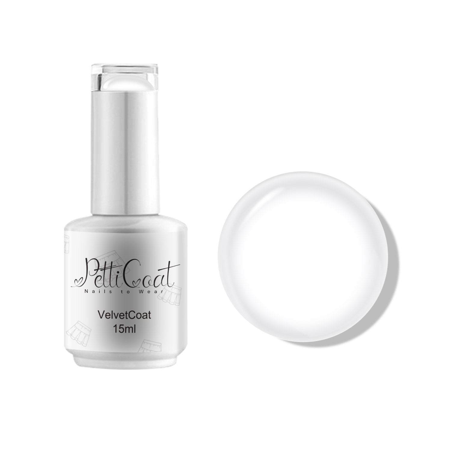 PettiCoat | Velvet Coat (Matte top) 15ml