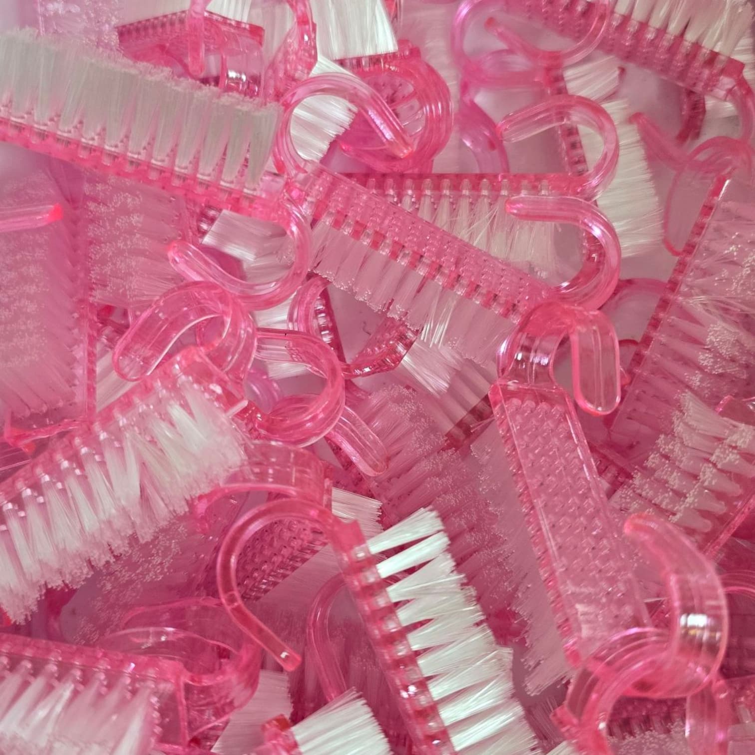 DN | Mini manicure borstel - Roze / Pink