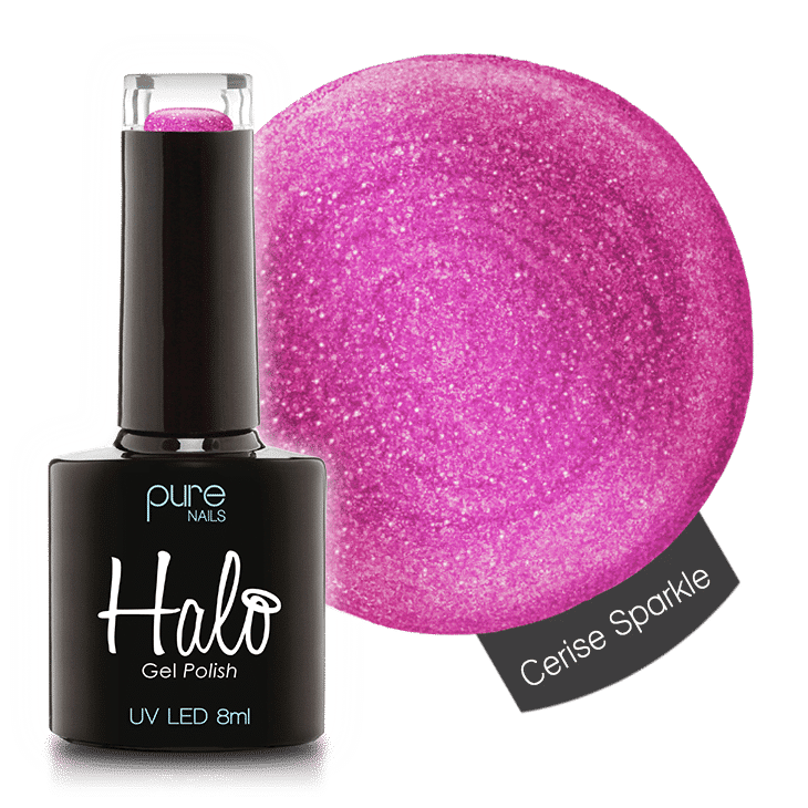 Halo | Gelpolish 8ml - Cerise Sparkle