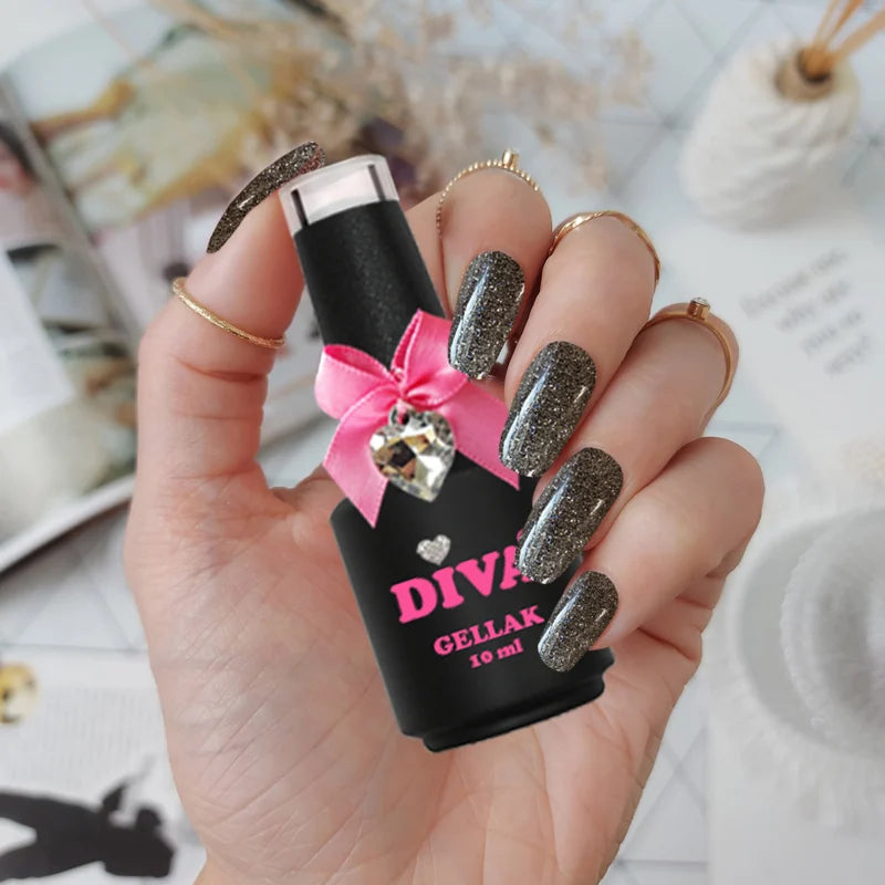 Diva | Gellak 10ml | Dramatic Black