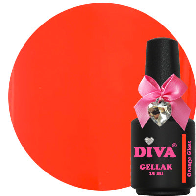 Diva | Gellak 15ml - Orange Gloss