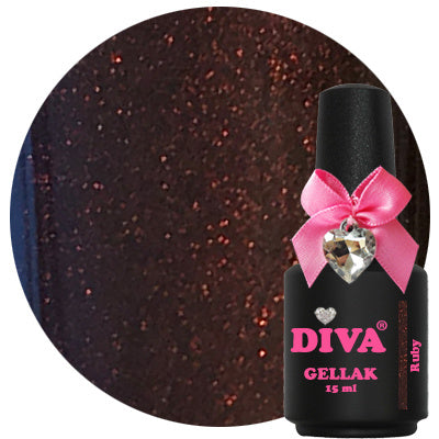 Diva | Gellak 15ml - Ruby