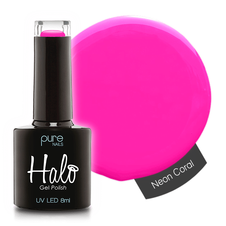 Halo | Gelpolish 8ml - Neon Coral