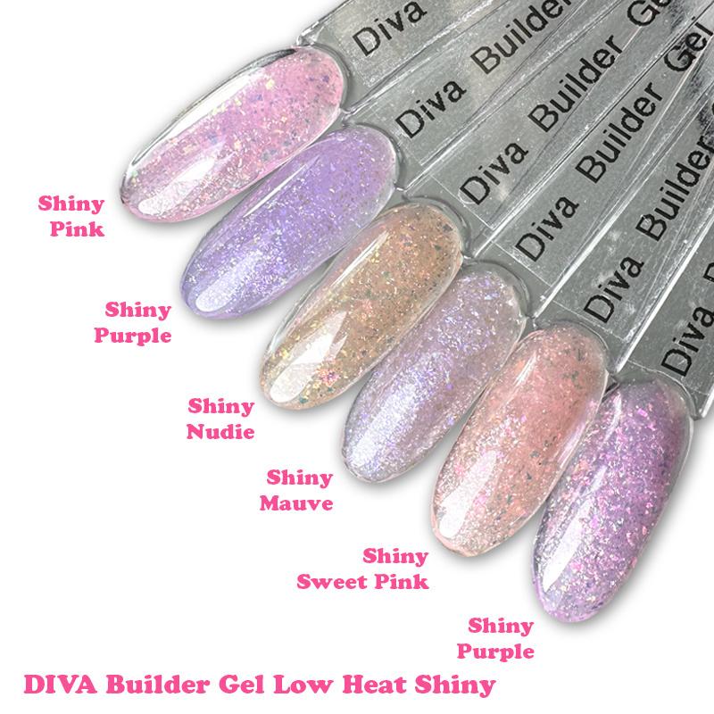 Diva | Buildergel Low Heat | Shiny Sweet Pink 30ml