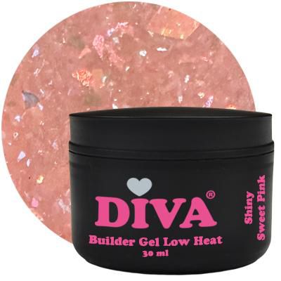 Diva | Buildergel Low Heat | Shiny Sweet Pink 30ml