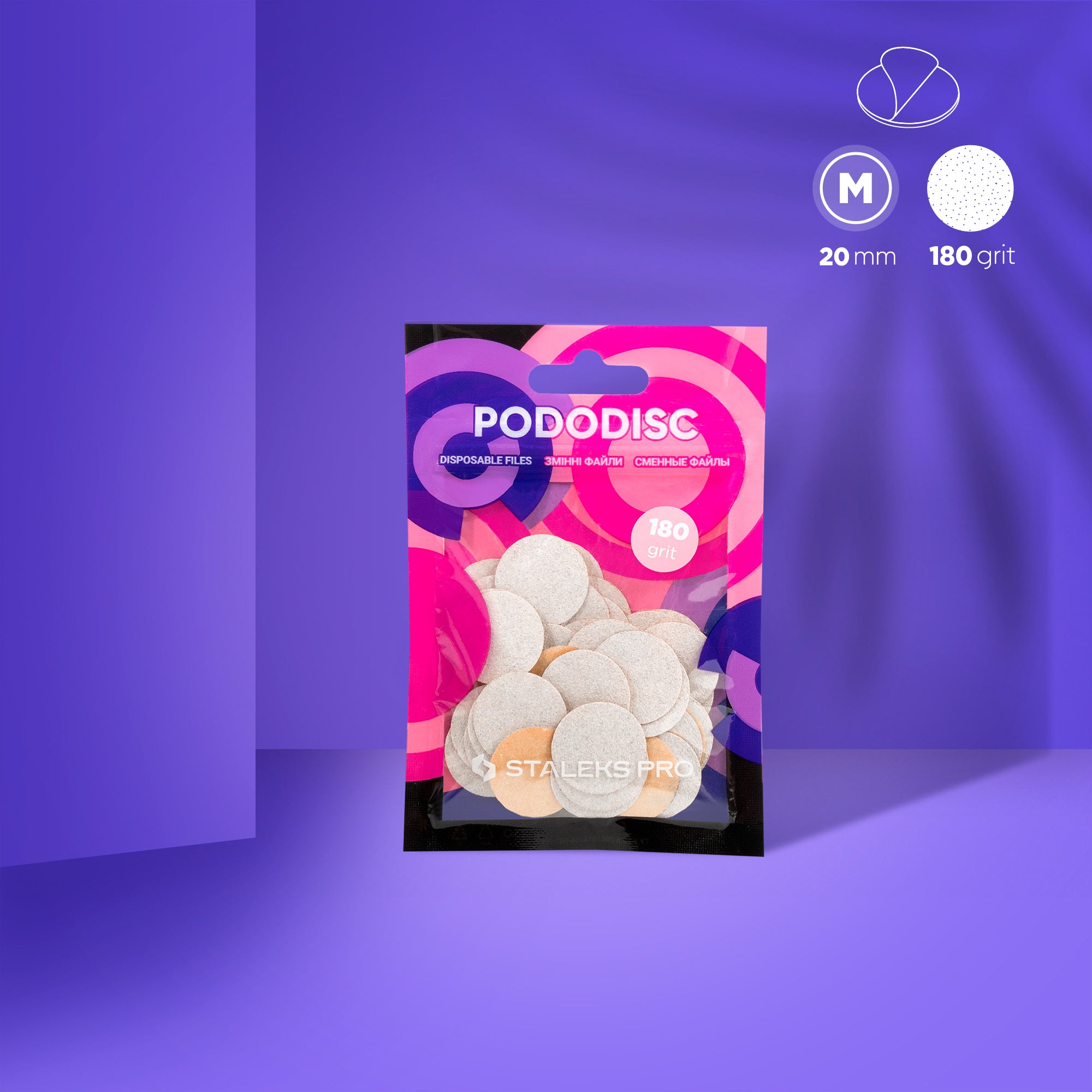 Staleks | Pododisc 180 / 20mm / 50pcs