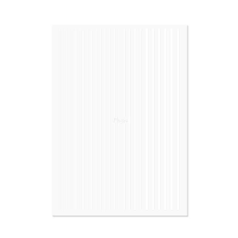 Moyra | Nail art strips 04 - White