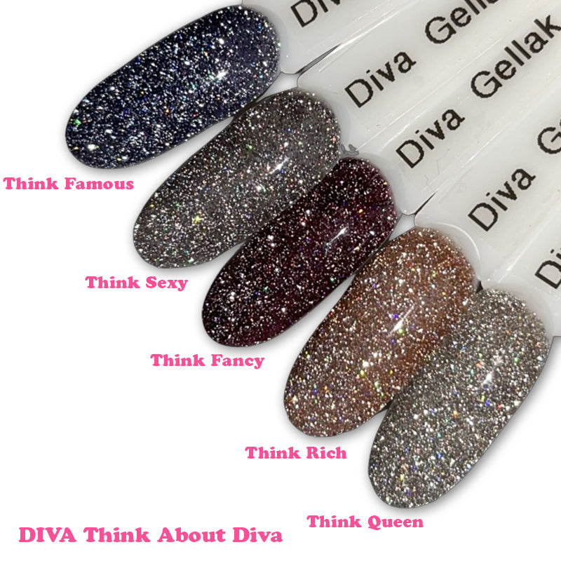 Diva | Gellak 15ml - Reflecting Think Sexy (Hema Free)