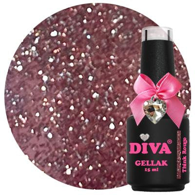 Diva | Gellak 15ml - Reflecting Think Rouge