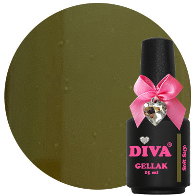 Diva | Gellak 15ml - Soft Sage