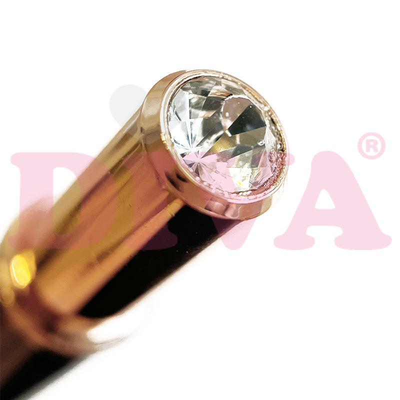 Diva | A8 | Kolinsky Rosé Gold Acrylpenseel met dop