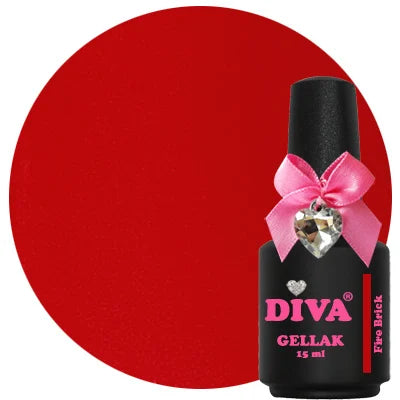 Diva | Gellak 15ml - Fire Brick