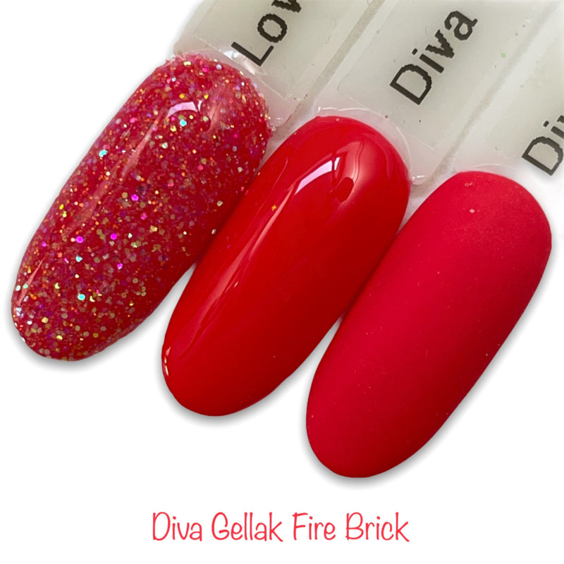 Diva | Gellak 15ml - Fire Brick