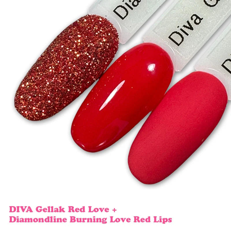 Diva | Gellak 15ml - Red Love (Hema Free)