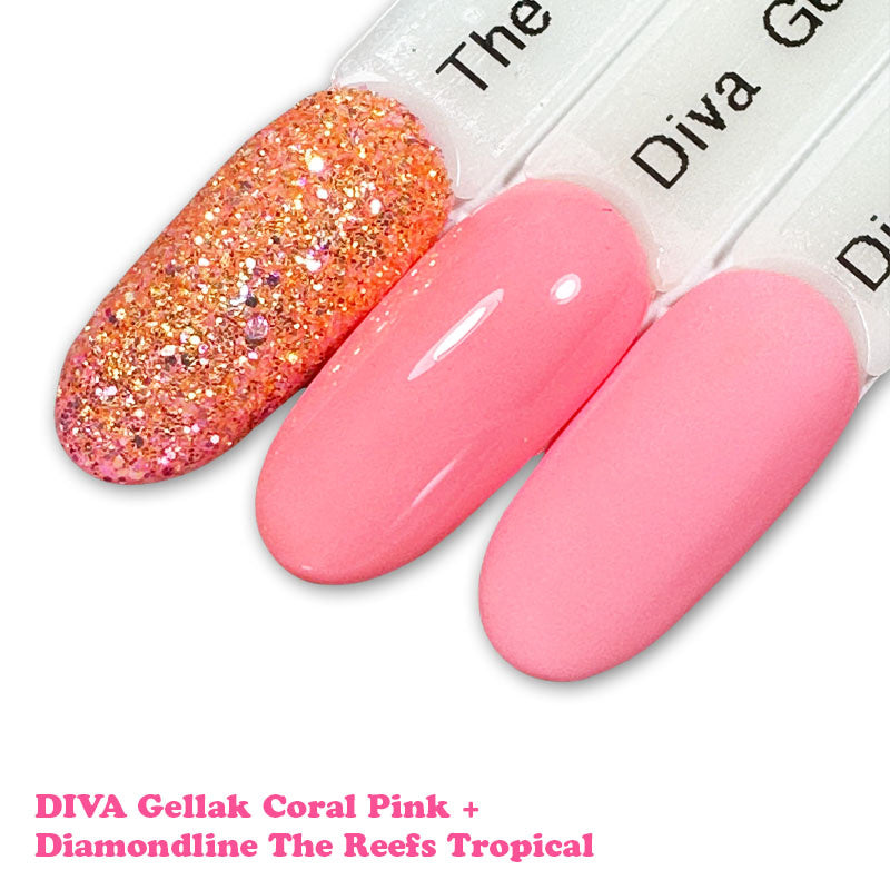 Diva | Gellak 15ml - Coral Pink