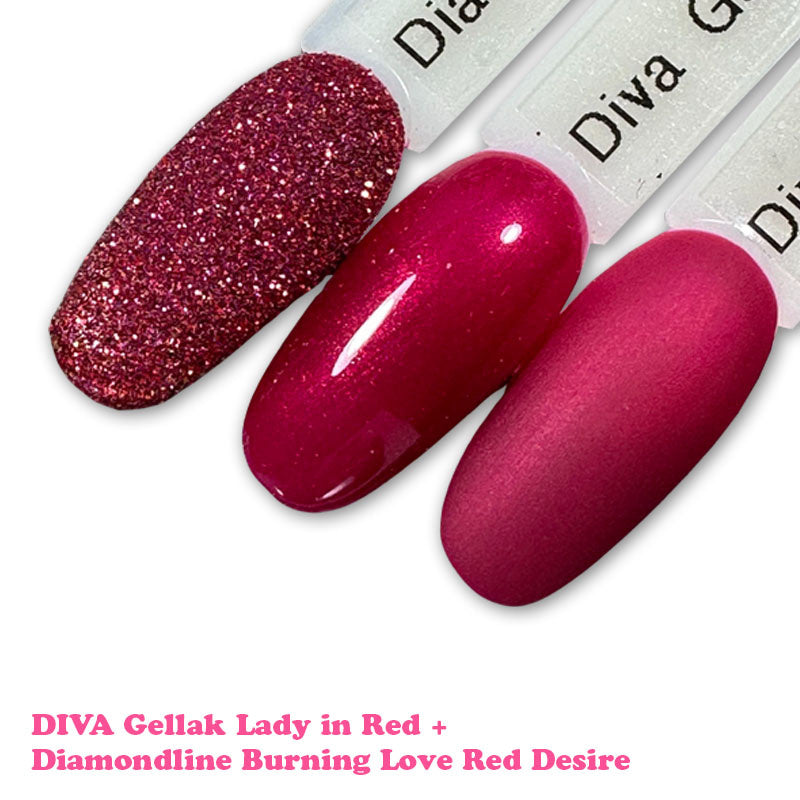 Diva | Gellak 15ml - Lady in Red (Hema Free)