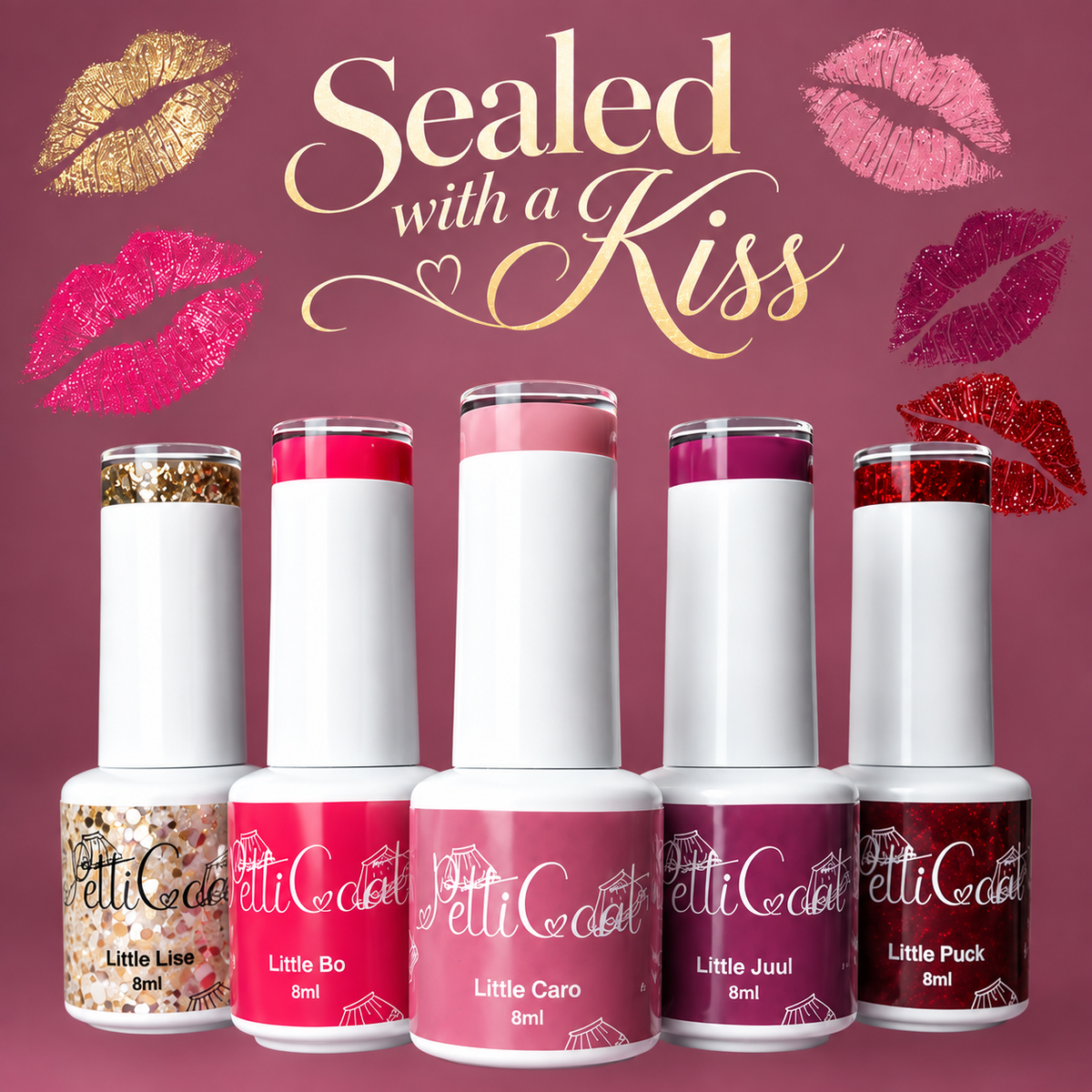 PettiCoat | Sealed with a Kiss Collection (5x8ml)