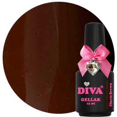 Diva | Gellak 15ml - Charm Brown