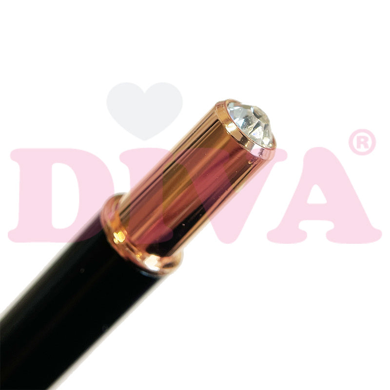 Diva | A8 | Kolinsky Rosé Gold Acrylpenseel met dop