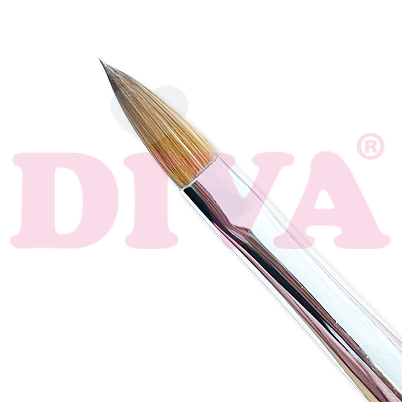 Diva | A8 | Kolinsky Acrylpenseel met dop