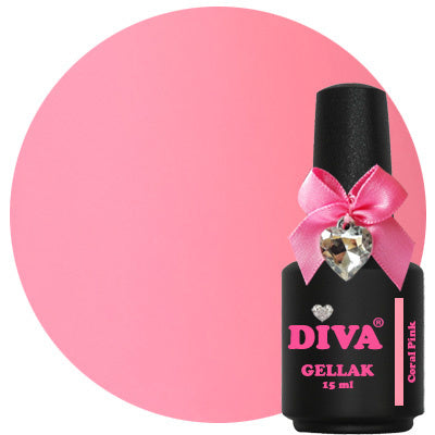 Diva | Gellak 15ml - Coral Pink