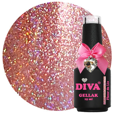 Diva | Gellak 15ml - Holo Fleur de Lis